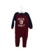 A Burgundy Long Sleeve Jumpsuits from Ralph Lauren in size 6-12M for boy. (Front View)