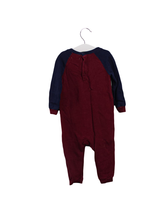 A Burgundy Long Sleeve Jumpsuits from Ralph Lauren in size 6-12M for boy. (Back View)