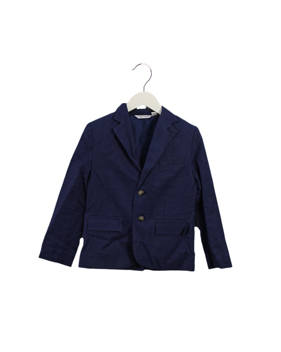 A Navy Blazers from Janie & Jack in size 7Y for boy. (Front View)
