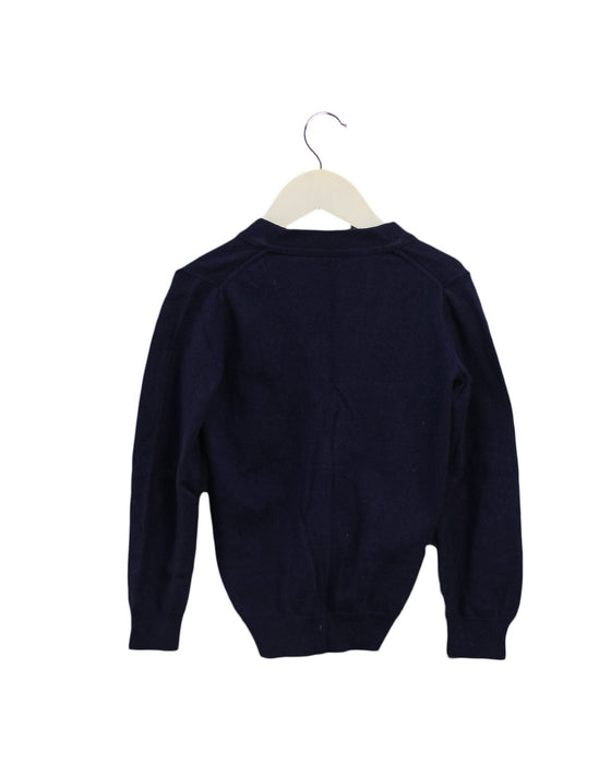 A Navy Cardigans from Crewcuts in size 4T for boy. (Back View)