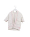 A White Bathrobes from Nicholas & Bears in size 6-12M for girl. (Front View)