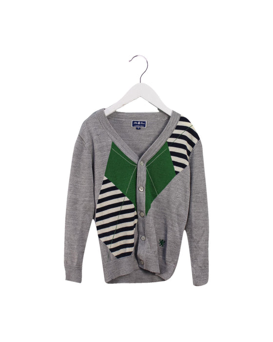 A Grey Cardigans from Nicholas & Bears in size 4T for boy. (Front View)
