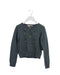 A Green Cardigans from Bonpoint in size 6T for girl. (Front View)
