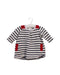 A White Long Sleeve Dresses from Petit Bateau in size 3-6M for girl. (Front View)