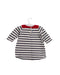 A White Long Sleeve Dresses from Petit Bateau in size 3-6M for girl. (Back View)