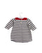 A White Long Sleeve Dresses from Petit Bateau in size 3-6M for girl. (Back View)