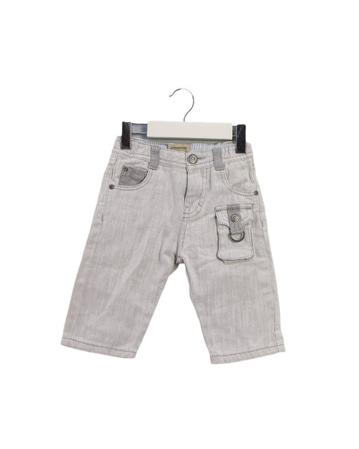 A Grey Jeans from Burberry in size 3-6M for boy. (Front View)