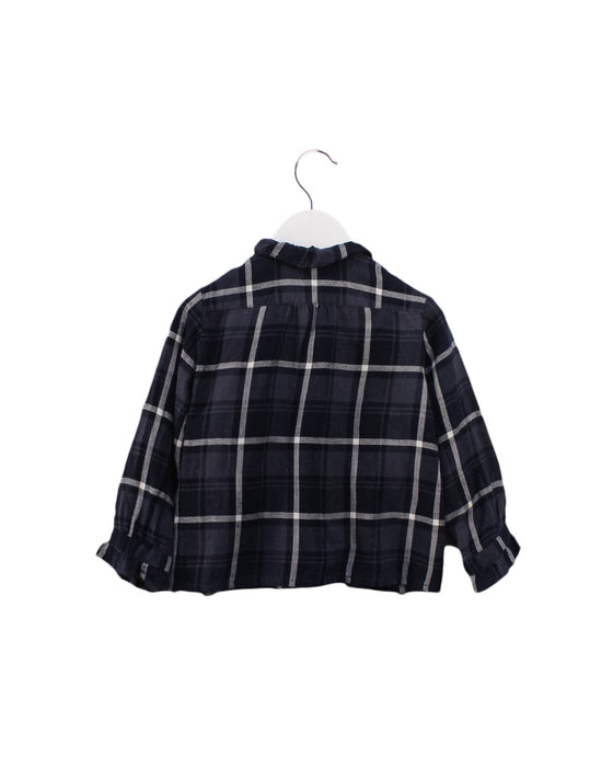 A Navy Shirts from Bonpoint in size 3T for girl. (Back View)