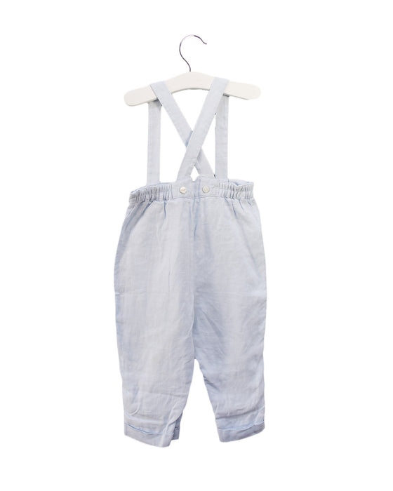 A Blue Long Overalls from Ralph Lauren in size 6-12M for boy. (Back View)