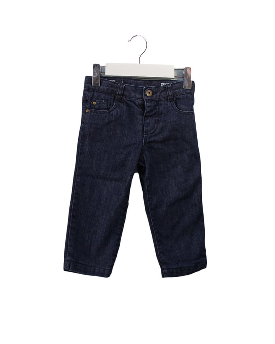 A Blue Jeans from Bout'Chou in size 6-12M for boy. (Front View)