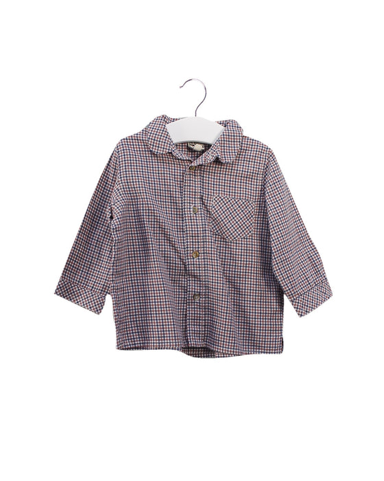 A Red Separates from Bonton in size 12-18M for boy. (Front View)