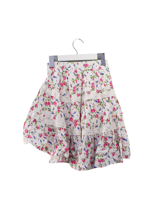 A White Short Skirts from Monnalisa in size 3T for girl. (Back View)