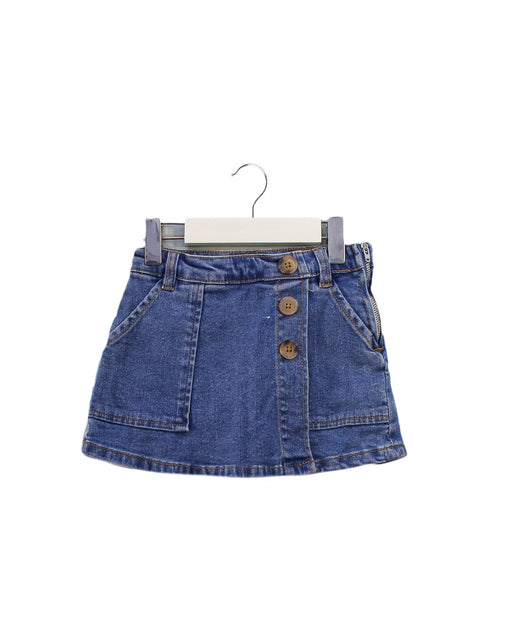 A Blue Short Skirts from Seed in size 3T for girl. (Front View)