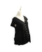 A Black Short Sleeve Tops from Seraphine in size XS for maternity. (Front View)