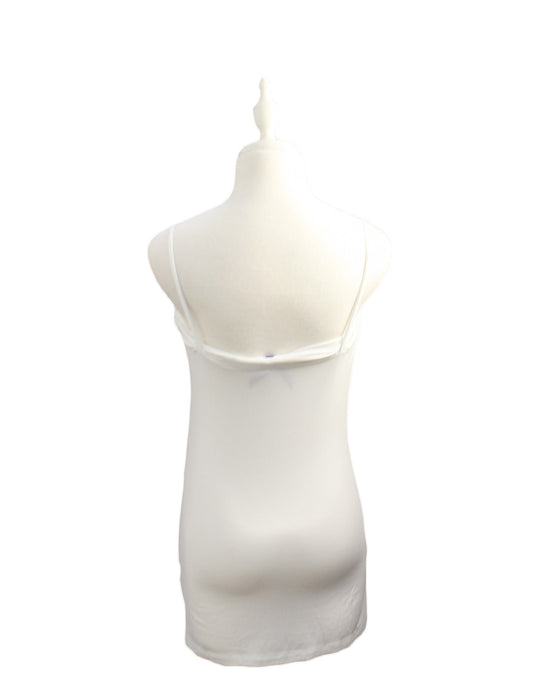 A White Sleeveless Tops from Seraphine in size S for maternity. (Back View)