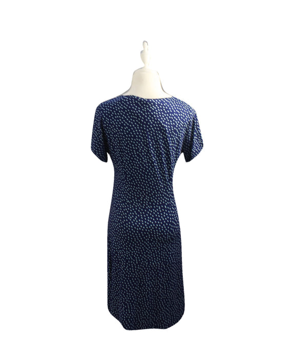 A Blue Short Sleeve Dresses from Seraphine in size XS for maternity. (Back View)