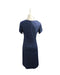 A Blue Short Sleeve Dresses from Seraphine in size XS for maternity. (Back View)
