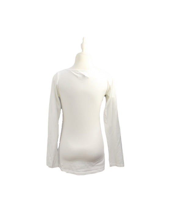 A White Long Sleeve Tops from Mothers en Vogue in size S for maternity. (Back View)
