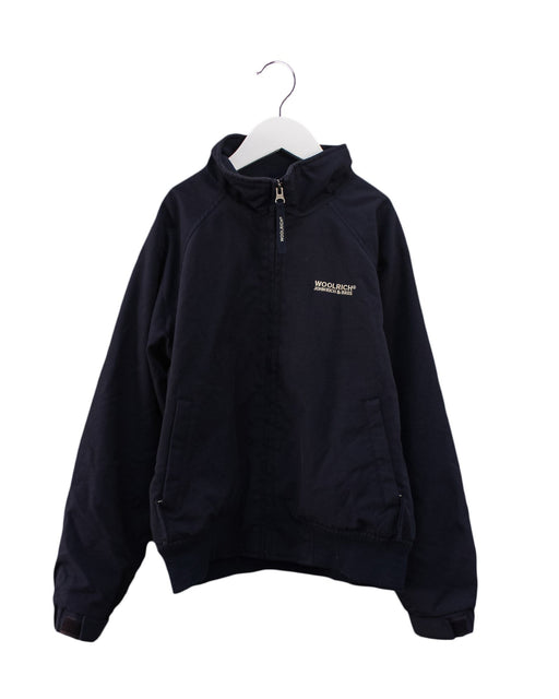 A Black Lightweight Jackets from Woolrich in size 10Y for neutral. (Front View)