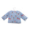 A Blue Lightweight Jackets from Margherita in size 3-6M for girl. (Back View)