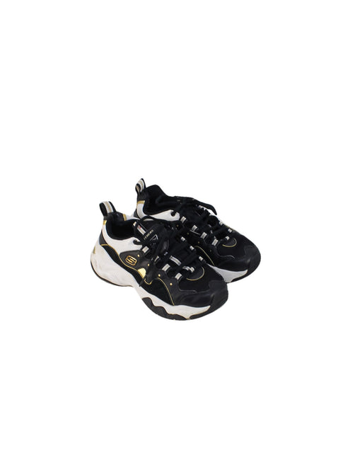 A Black Sneakers from Skechers in size 12Y for boy. (Front View)