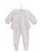 A White Long Sleeve Jumpsuits from Bout'Chou in size 3-6M for girl. (Front View)