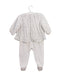 A White Long Sleeve Jumpsuits from Bout'Chou in size 3-6M for girl. (Back View)