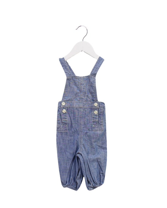 A Blue Long Overalls from Ralph Lauren in size 3-6M for girl. (Front View)