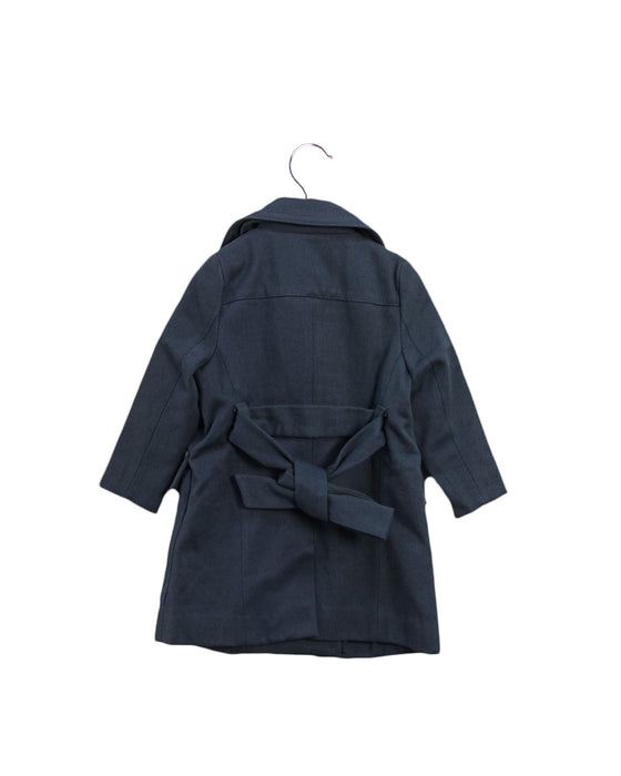 A Teal Coats from Stella McCartney in size 2T for girl. (Back View)