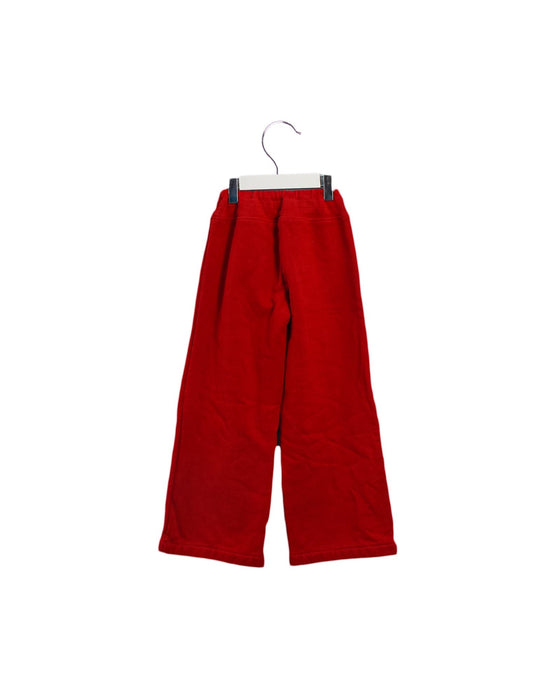 A Red Sweatpants from Ralph Lauren in size 7Y for girl. (Back View)