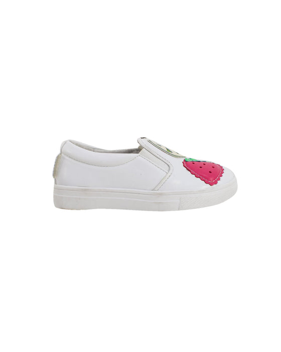 A White Sneakers from Step2wo in size 4T for girl. (Back View)
