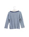 A Blue Long Sleeve Tops from Petit Bateau in size 3T for girl. (Back View)