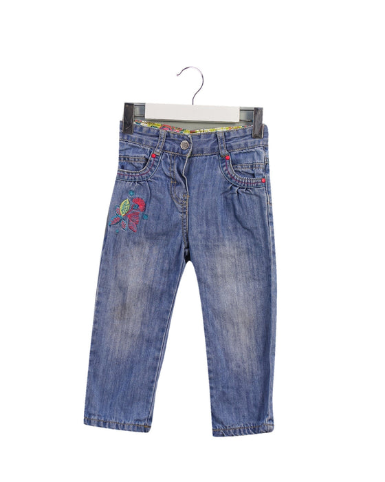 A Blue Jeans from La Compagnie des Petits in size 18-24M for girl. (Front View)