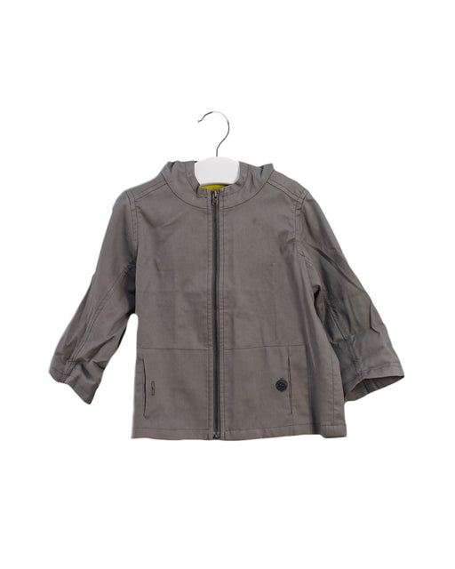 A Grey Lightweight Jackets from Bonpoint in size 2T for neutral. (Front View)