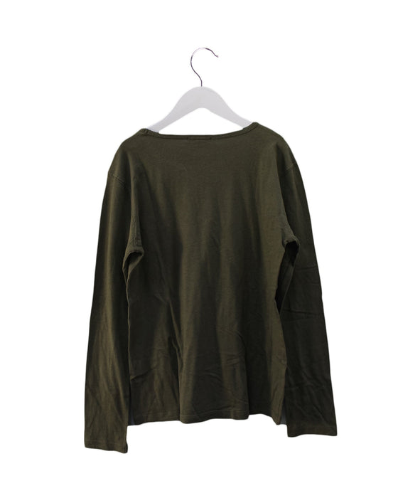 A Green Long Sleeve Tops from Bonpoint in size 12Y for boy. (Back View)