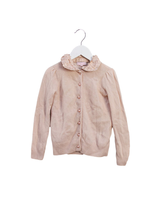 A Pink Cardigans from Nicholas & Bears in size 4T for girl. (Front View)