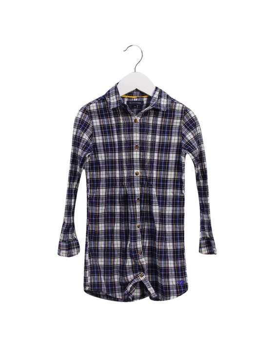 A Blue Shirts from Tommy Hilfiger in size 6T for girl. (Front View)