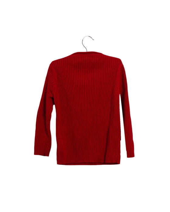 A Red Knit Sweaters from Nicholas & Bears in size 3T for girl. (Back View)