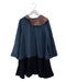 A Blue Long Sleeve Dresses from Motoreta in size 6T for girl. (Front View)