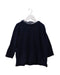 A Navy Crewneck Sweatshirts from Crewcuts in size 8Y for girl. (Front View)