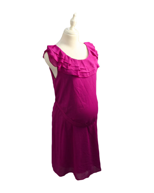 A Purple Short Sleeve Dresses from Maternal America in size S for maternity. (Front View)