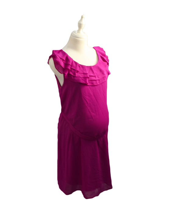 A Purple Short Sleeve Dresses from Maternal America in size S for maternity. (Front View)