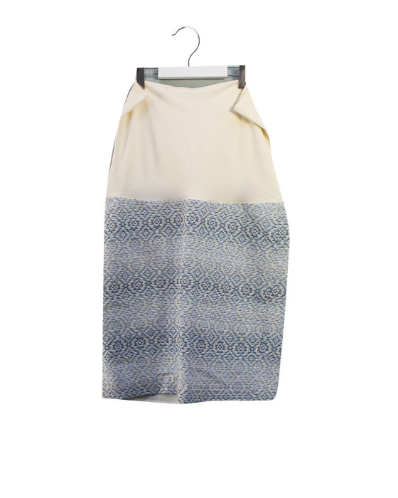 A Blue Mid Skirts from Paulina in size S for maternity. (Front View)