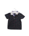 A Navy Short Sleeve Polos from Lapin House in size 6-12M for boy. (Front View)