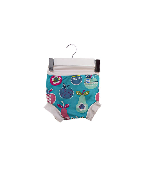 A Teal Swim Diapers from Splash About in size 3-6M for girl. (Front View)