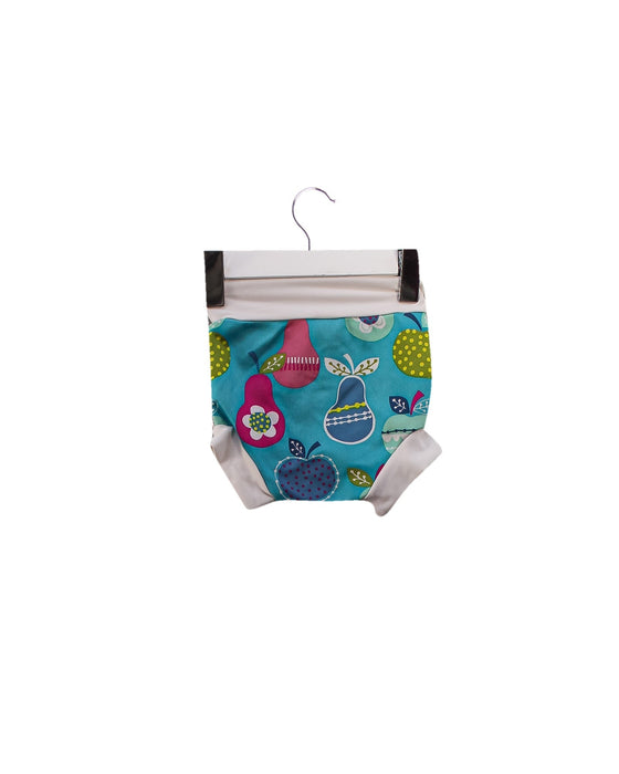 A Teal Swim Diapers from Splash About in size 3-6M for girl. (Back View)