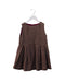 A Purple Sleeveless Dresses from Velveteen in size 8Y for girl. (Front View)