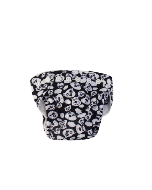 A Black Cloth Diapers from Charlie Banana in size O/S for boy. (Front View)