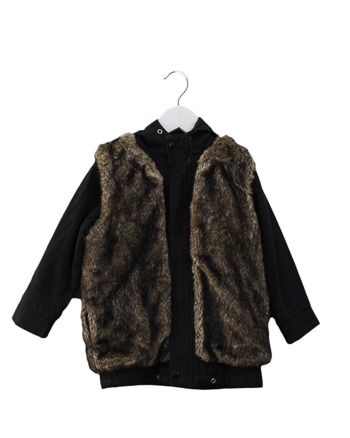 A  Puffer/Quilted Jackets from A for Apple in size 4T for girl. (Front View)