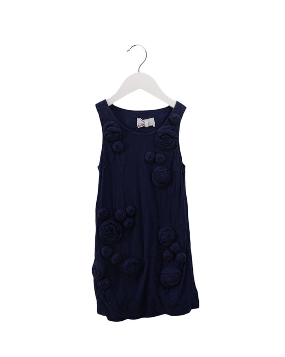 A Blue Sleeveless Dresses from Phillip Lim in size 5T for girl. (Front View)